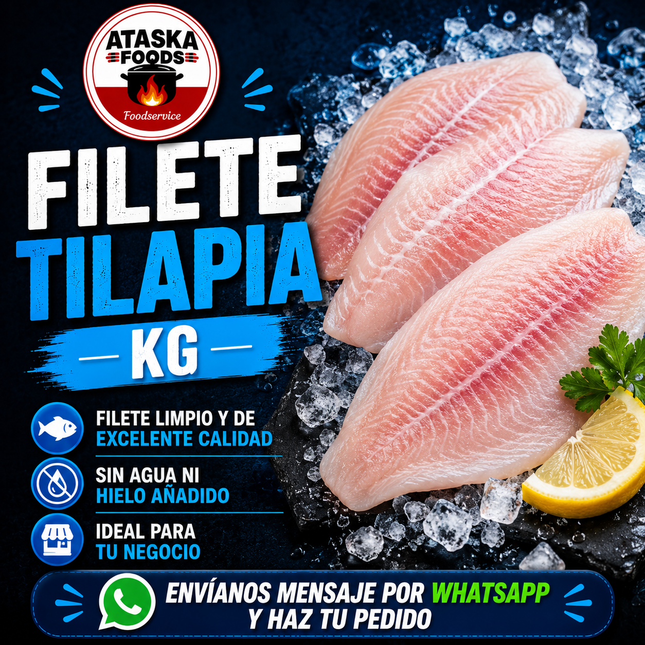 TILAPIA CONGELADA KG